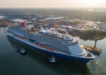 Carnival’s Largest Cruise Ship ‘Mardi Gras’ Departs For Sea Trials