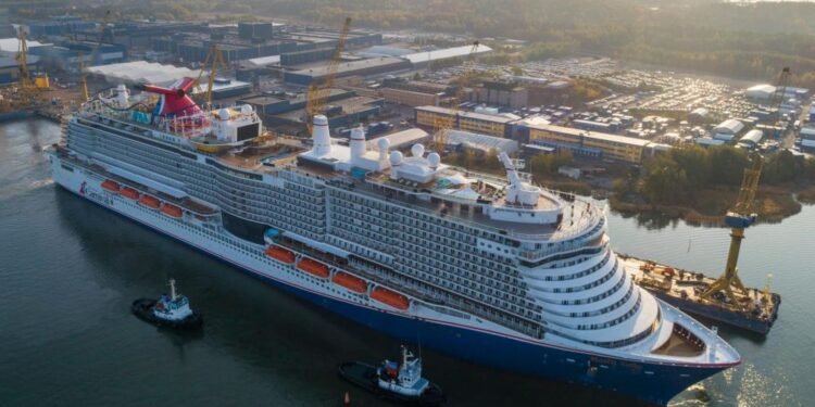 Carnival’s Largest Cruise Ship ‘Mardi Gras’ Departs For Sea Trials