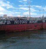 Abandoned By Owners, Crew Puts Sign On Ship's Hull “HELP US. NO FOOD. NO SALARY” Abandoned By Owners, Crew Puts Sign On Ship's Hull “HELP US. NO FOOD. NO SALARY”