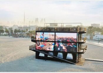 Innovation Sandbox, built to coincide with UAE Innovation Month, was a multi-level structure on Dubai’s Kite Beach that invited visitors on a journey of discovery, showcasing how DP World contributes to the innovation culture in the country and beyond.