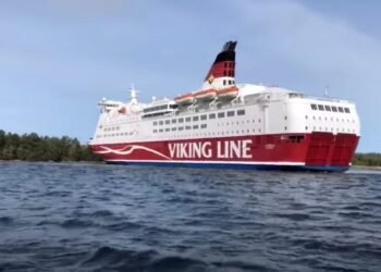 Viking Line Ferry Grounds in Finland