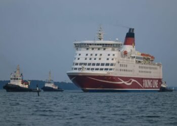 MS Amorella Arrives in Port After Grounding