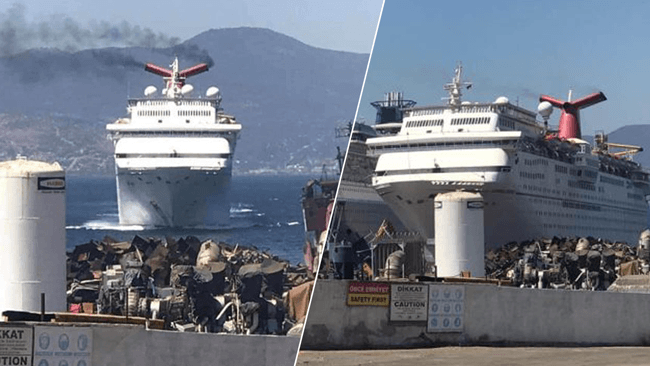 Carnival-Fantasy on its last-journey