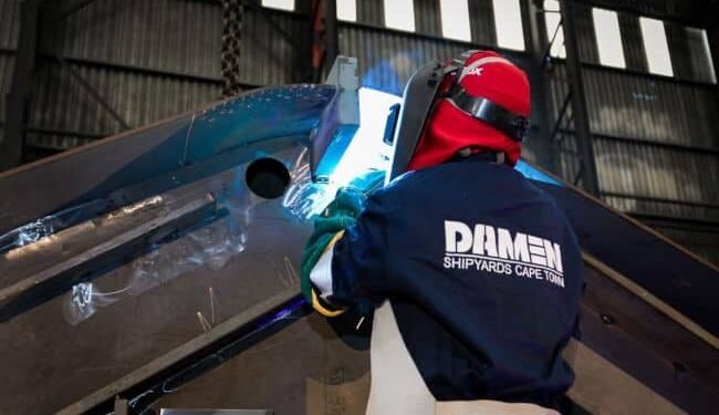 Damen Shipyards Cape Town Lays Keel On Second Project BIRO IPV