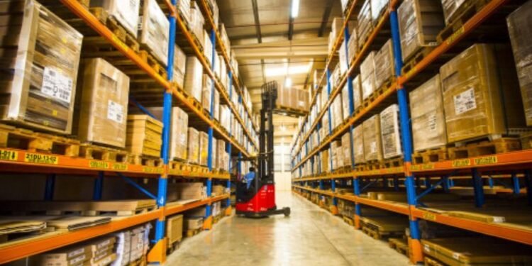 The Yanmar warehouse at Dubai airport