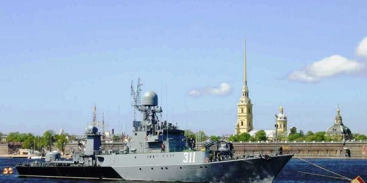 Russian Navy Vessel and Container Ship Collide in Danish Waters