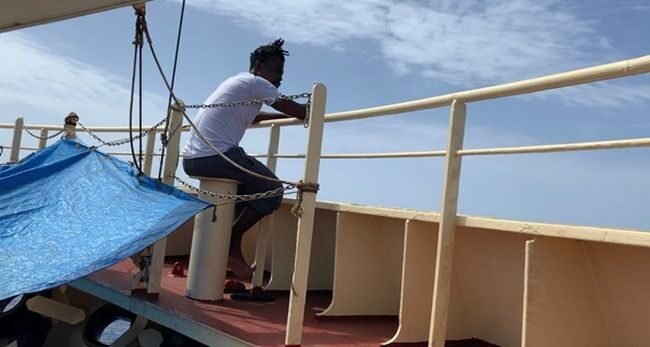 Maersk Etienne Stuck At Sea With 27 Rescued Migrants For A Month; 3 Jumped Overboard, Rescued Now Maersk Etienne Caught At Sea After Rescuing 27 People