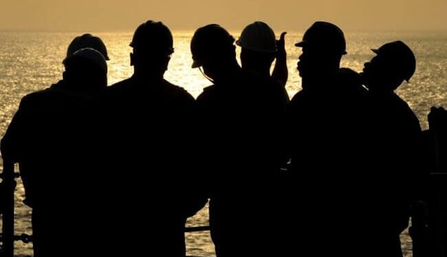 Seafarers silhouette