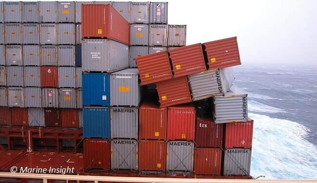 container lashing failure