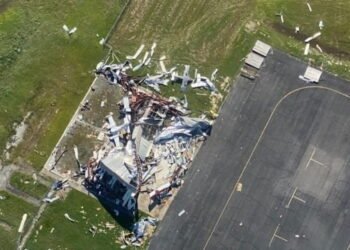 lake charles overflight damage