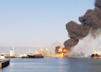Dredger fire corpus christi