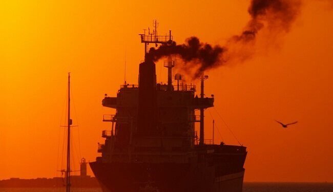 pollution sunset