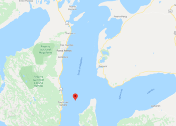 strait of magellan map