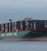 VIDEO CLIP: Giant box ship stays based image description