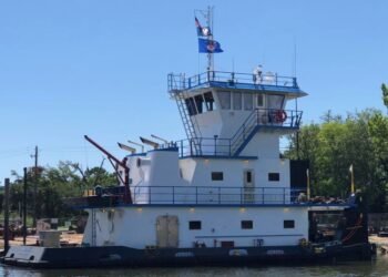 Amelia Ray is the fifth vessel in the L& Marine Transportation fleet to be equipped with a complete Thordon propulsion package