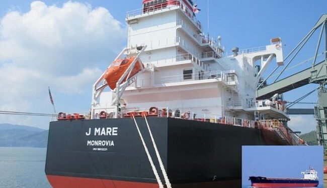 Coal Carrier J Mare for Shikoku Electric Power Enters Tachibana Port for First Time NYK