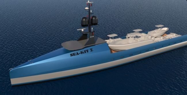 SEA-KIT Unveils First Uncrewed, Remotely-Operated Superyacht Support Vessel Concept