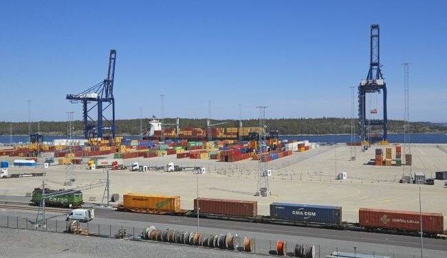 Stockholm Norvik Hamn juni 2020