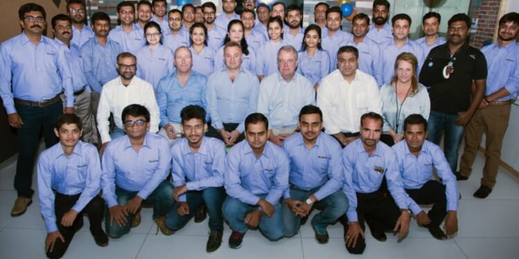 Trelleborg India staff celebrate moving to bigger, more modern premises