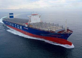 cma cgm tenere sea and gas trial