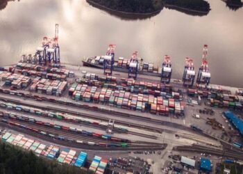 prince rupert port aerial view