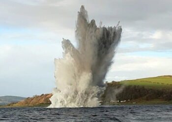 Royal navy mine explosion