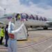 Qatar Airways Plane Bringing In Seafarers