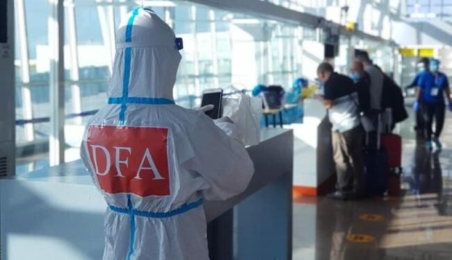 DFA welcomed 262 Filipino seafarers from Barbados via Qatar Air flight_5