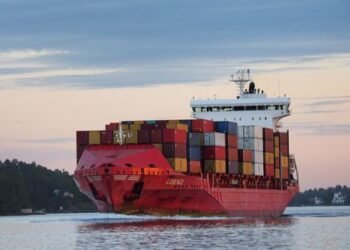 Last Containership in Frihamnen