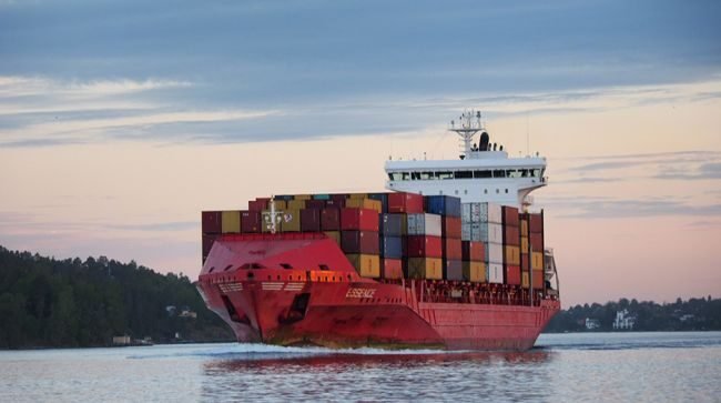 Last Containership in Frihamnen