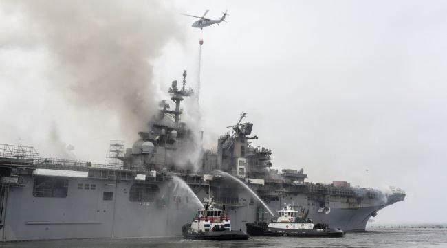USS Bonhomme Richard Rages Onto Day 2