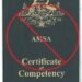 Certificate of Competency