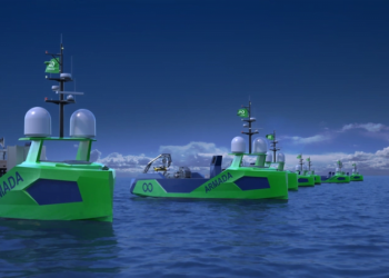 Sonardyne's Sensors for Ocean Infinity's Armada USV Fleet