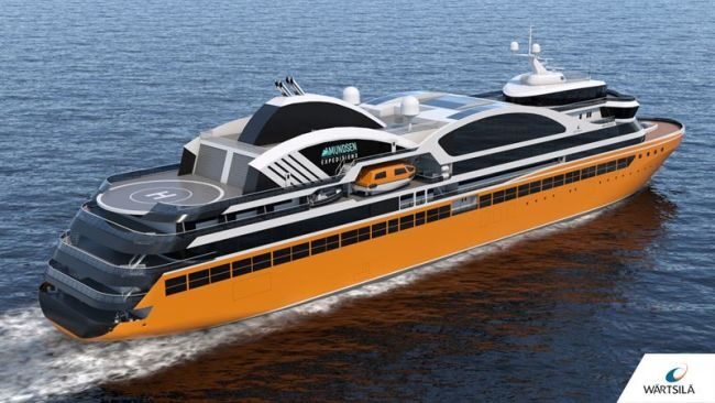 Amundsen Expeditions’ Wärtsilä-designed luxury expedition cruise vessels will operate efficiently in challenging polar and tropical conditions