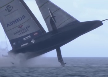 Video: America's Cup Racing Yacht Takes Flight, Then Capsizes