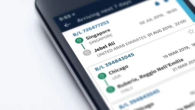 maersk-shipment-app_sample photo in mobile