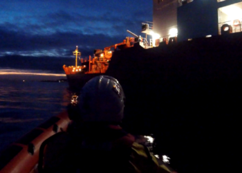 Video: Volunteer Lifeboat Crew Medevacs Tanker Crewmember