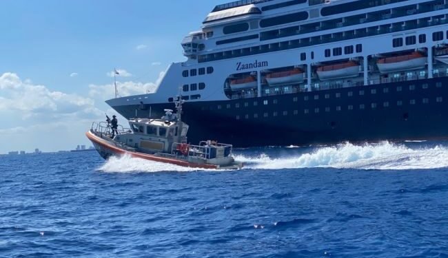 Coast Guard Station Miami Beach escorts cruise ship tender
