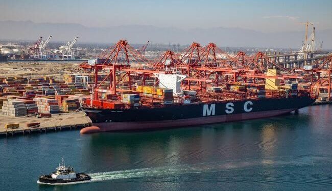 MSC Jewel Port Of Long Beach