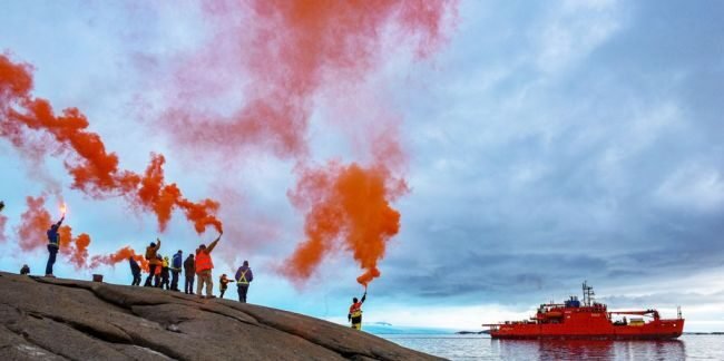 Final Voyage Of Icebreaker Aurora Australis Departs_