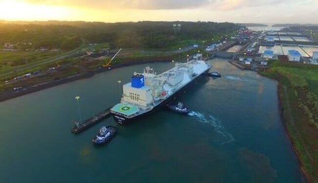 LNG Vessel Completes 6,000th Neopanamax Transit at the Panama Canal