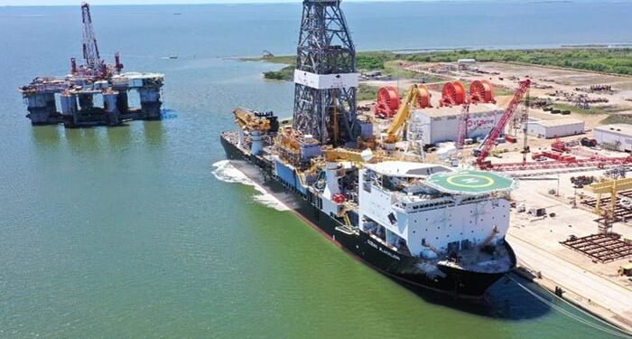 VIDEO CLIP: BlackLion drillship finishes upgrades at ST Engineering Halter Marine as well as Offshore image description