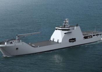 Keel-laying ceremony for Nigerian Navy landing craft