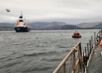 Coastguard and RNLI coordinate medevac off Scotland