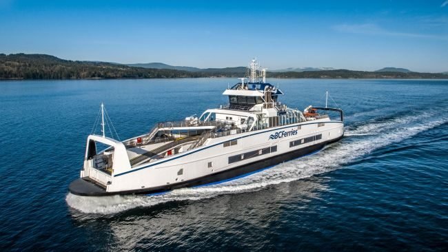 Speed trials of the Island Class Ferry