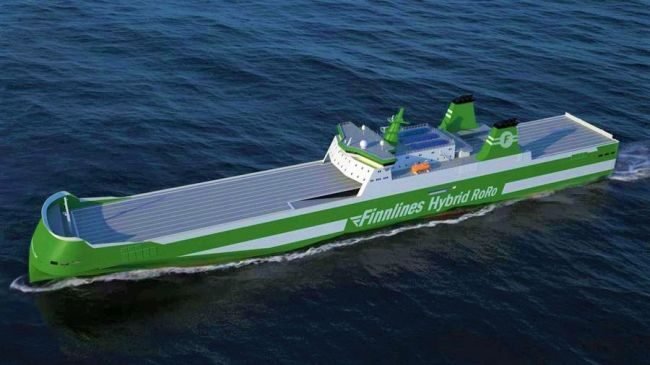 finnlines hybrid zero emission ro ro world