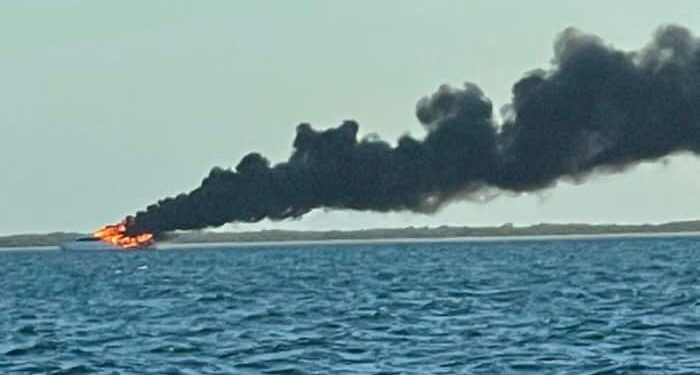 Photos: USCG Oversees Diesel Spill Clean-Up After Vessel Fire Near ...