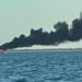 Coast Guard oversees diesel spill clean-up near Marquesas after yacht fire