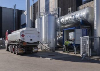 Delivery of methanol at the Alfa Laval Test & Training Centre