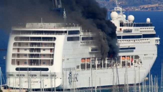 Videos: Fire On Cruise Ship MSC Lirica